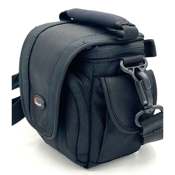 LowePro Edit 100 Camera Camcorder Soft Bag Black Multi Pocket Comfort Grab Handl - Picture 16 of 16